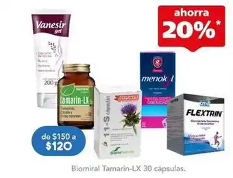 Farmacia San Pablo Biomiral - tamarin-lx 30 capsulas oferta