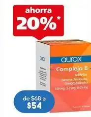 Farmacia San Pablo Aurax - complejo b 30 tabletas oferta