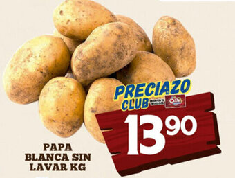 Alsuper Papa Blanca Sin Lavar kg oferta