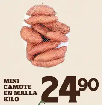 Alsuper Mini Camote en Malla Kilo oferta