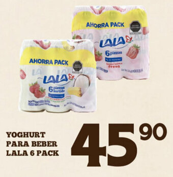 Alsuper Yoghurt para Beber Lala 6 Pack oferta