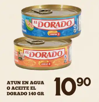 Alsuper Atun en Agua o Aceite El Dorado140g oferta