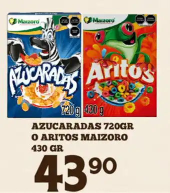 Alsuper Azucaradas 720g o Aritos Maizoro 430g oferta