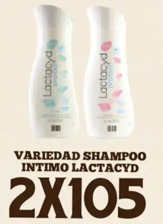 Alsuper Variedad Shampoo Intimo Lactacyd 2's oferta