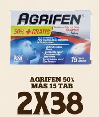 Agrifen 50% Más 2x15 Tab