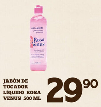 Jabón de Tocador Líquido Rosa Venus 500ml