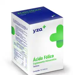 Farmacias YZA Yza Acido Fólico 400Mcg 90 Caps oferta