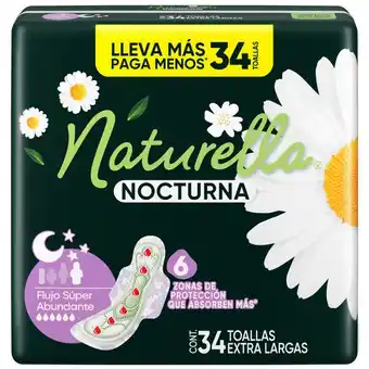 Farmacia San Pablo Naturella Nocturna Toallas Extra Largas con Alas oferta