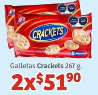 Soriana Híper Galletas Crackets 2x267g oferta