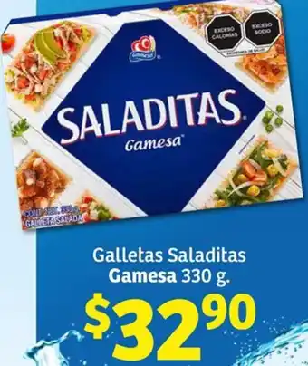 Soriana Híper Galletas Saladitas Gamesa 330g oferta