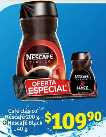 Soriana Híper Café clásico Nescafé 200g + Nescafé Black 40g oferta