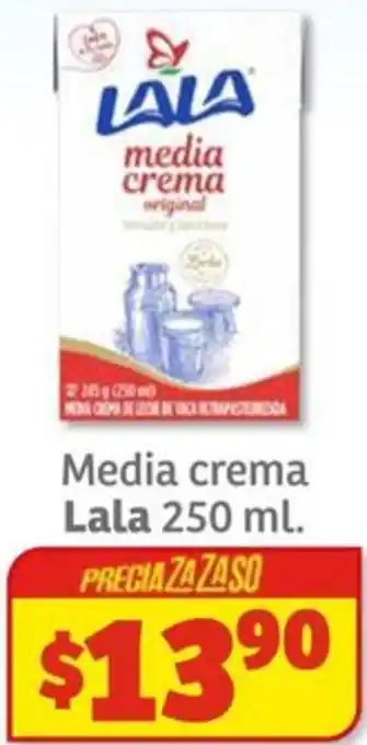 Soriana Híper Media crema Lala 250ml oferta