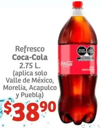 Soriana Híper Refresco Coca-Cola 2,75L oferta