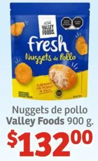 Soriana Híper Nuggets de pollo Valley Foods 900g oferta