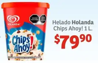Soriana Híper Helado Holanda Chips Ahoy! 1L oferta