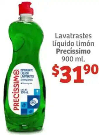 Soriana Híper Lavatrastes Líquido limón Precíssimo 900ml oferta