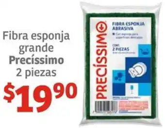 Soriana Híper Fibra esponja grande Precíssimo 2 piezas oferta