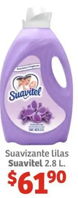 Soriana Híper Suavizante lilas Suavitel 2.8L oferta