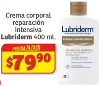 Soriana Híper Crema corporal reparación intensiva Lubriderm 400ml oferta