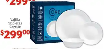 Soriana Híper Vajilla 12 piezas Corelle oferta