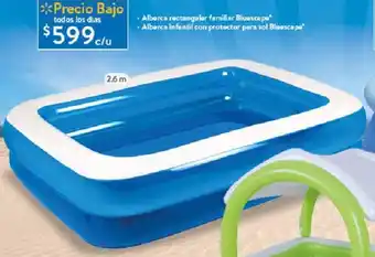 Walmart Alberca rectangular familiar Bluescape 2.6m oferta