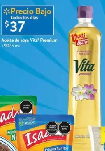 Walmart Aceite de soya Vita Premium 907.5ml oferta