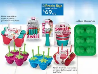 Walmart Molde para paletas, cucharas o tazón para holado Joie Swirl oferta