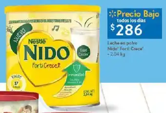 Walmart Leche en polvo Nido Forti Crece 2.04kg oferta