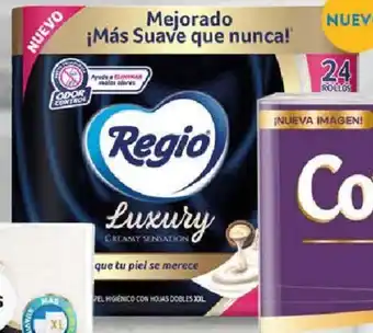 Walmart Papel higiénico Regio Luxury Creamy Sensation 24 rollos XXL oferta