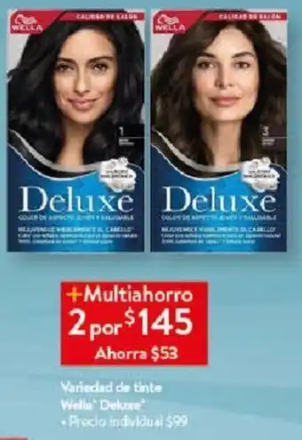 Variedad de tinte Wella Deluxe