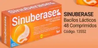 Farmacias Bazar SINUBERASE Bacilos Lácticos 48 Comprimidos oferta