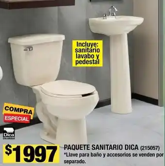 The Home Depot Dica - paquete sanitario oferta