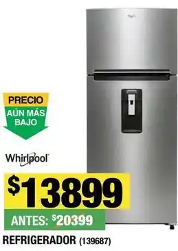 The Home Depot Whirlpool - refrigerador oferta