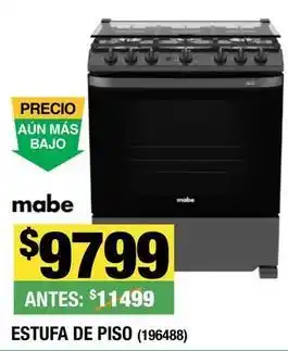 The Home Depot Mabe - estufa de piso oferta