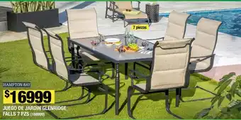 The Home Depot Hampton bay - juego de jardin glenridge falls 7 pzs oferta