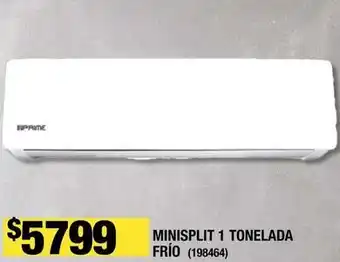 The Home Depot Prime - minisplit 1 tonelada frío oferta