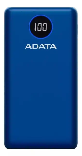 Mercado Libre Power Bank 20000mah P20000q Bateria Portatil Tipo C Adata oferta