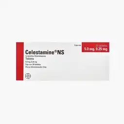 Farmacias YZA Celestamine Ns 50Mg/0.25Mg 20 Tabs oferta