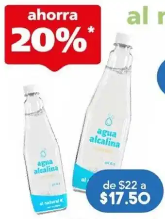 Farmacia San Pablo Al Natural agua alcalina 1 litro oferta