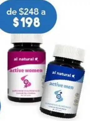 Farmacia San Pablo Al Natural Active Women 60 tabletas oferta