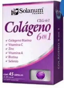 Farmacia San Pablo Solanum Colágeno 6 en 1 45 cápsulas oferta