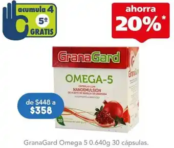 Farmacia San Pablo GranaGard Omega 5 0.640g 30 cápsulas oferta
