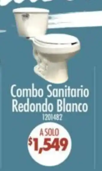 Combo Sanitari Redondo Blanco