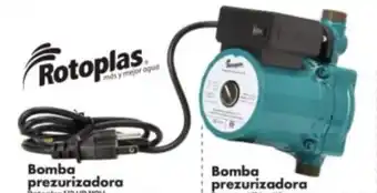 Bomba prezurizadora Rotoplas 1/2 HP 110V