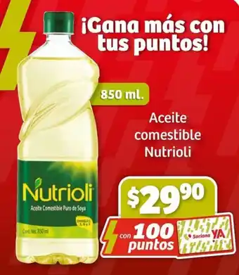 Soriana Express Aceite comestible Nutrioli 850 ml. oferta