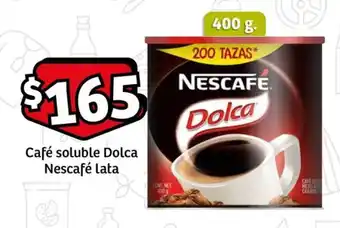 Soriana Express Café soluble Dolca Nescafé lata 400 g. oferta