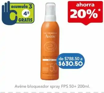 Farmacia San Pablo Avène bloqueador spray FPS 50+ 200ml oferta