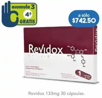 Farmacia San Pablo Revidox 133mg 30 cápsulas oferta