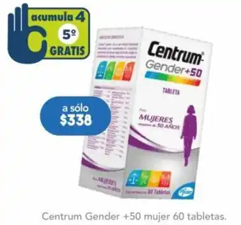 Centrum Gender +50 mujer 60 tabletas