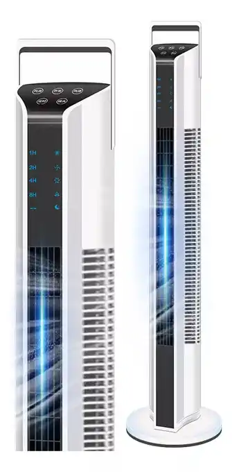 Mercado Libre Ventilador De Torre Con Mando A Distancia Inteligente 115cm Sunoffer Blanco oferta